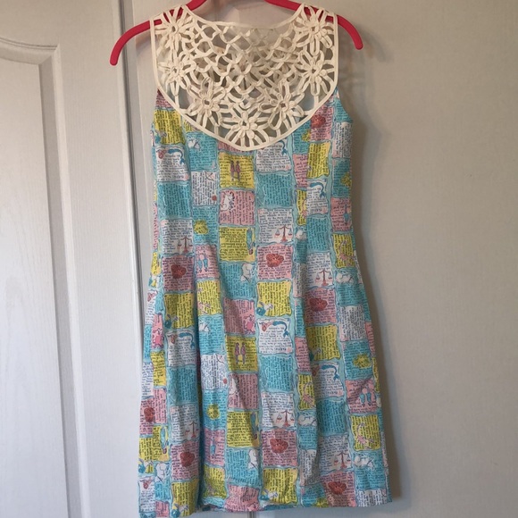 Lilly Pulitzer Written In The Stars Dress - Size 0 - Picture 3 of 6
